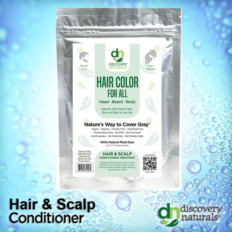 Hair Color For All Hair & Scalp Conditioning from Discovery Naturals.