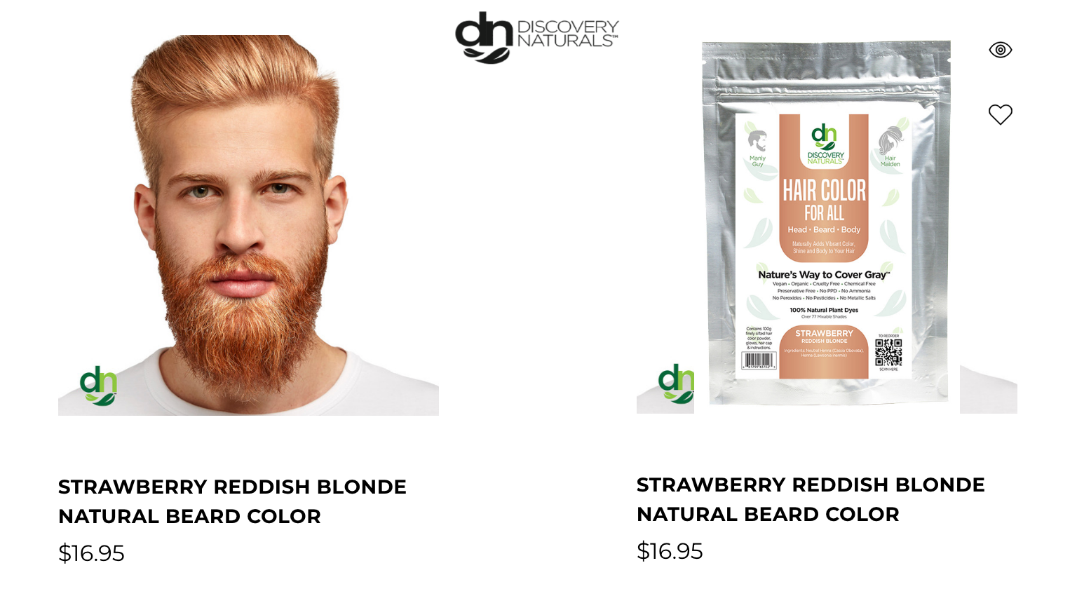Man with strawberry blonde hair from Discovery Naturals.